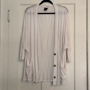 Small White Agnes & Dora Urban Cardi